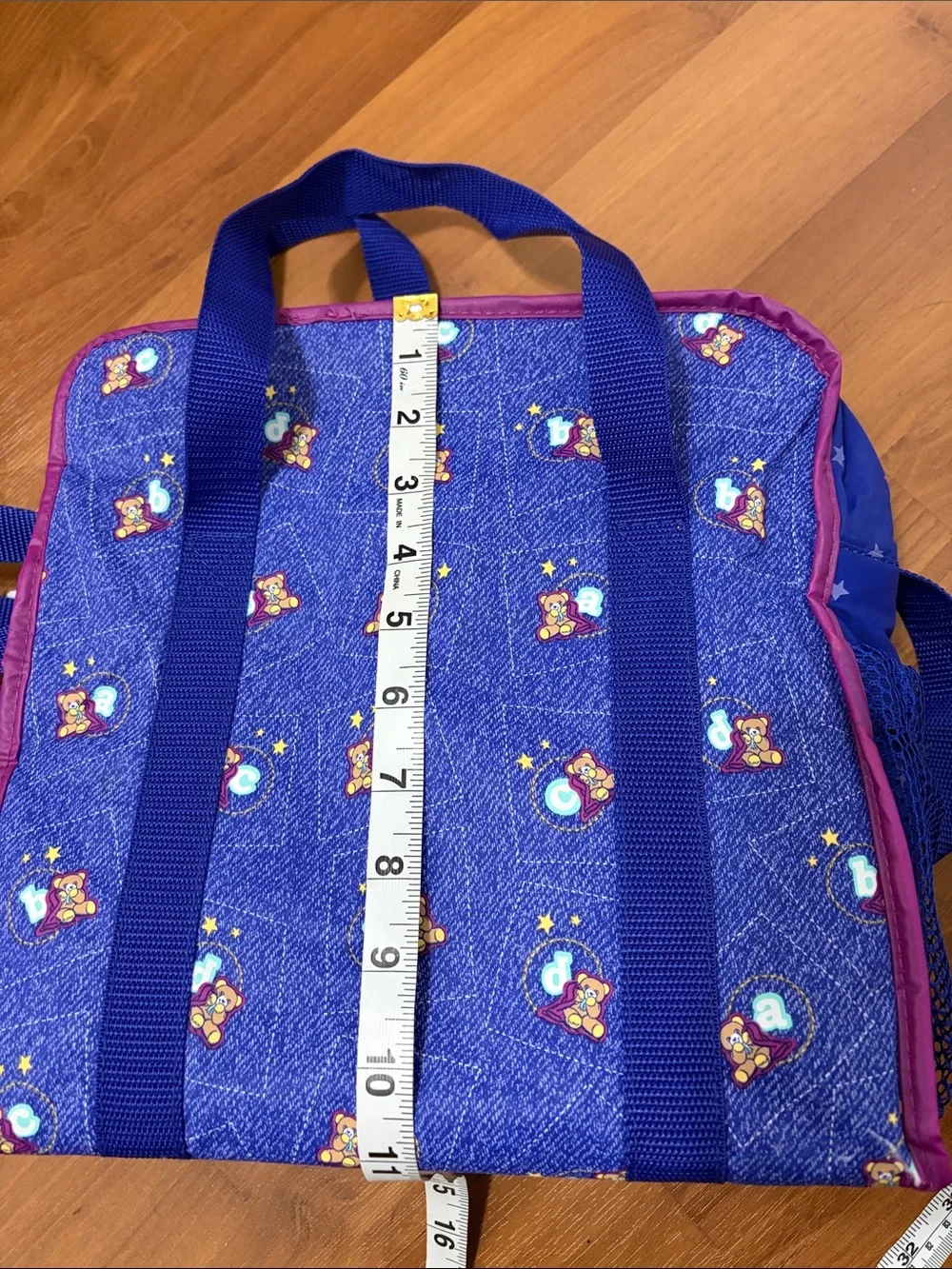 Vintage Ross Similac Teddy Bear Insulated Diaper Bag Lunch Tote Purple